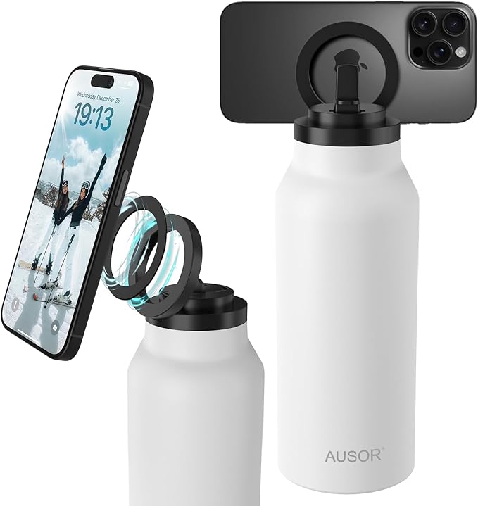 Botella NeoMag de acero Inoxidable | Tecnología MagSafe - Soporte para tu Dispositivo
