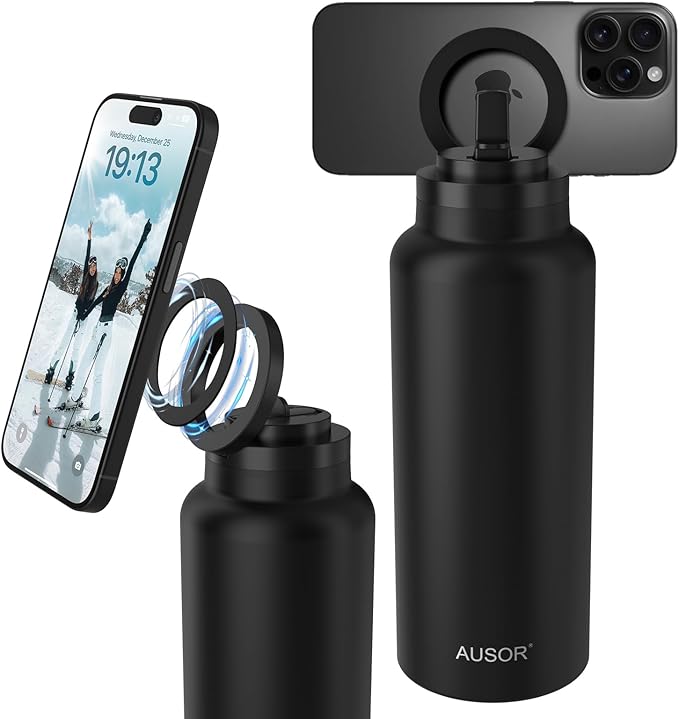 Botella NeoMag de acero Inoxidable | Tecnología MagSafe - Soporte para tu Dispositivo